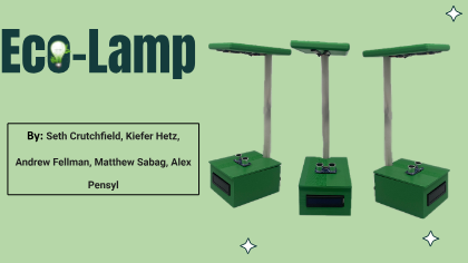 First slide of the Eco-Lamp presentation